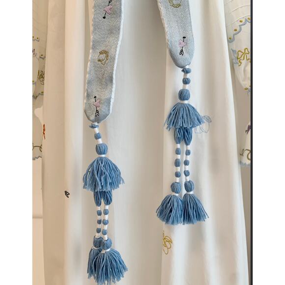 Alemais giulia embroidered midi dress US 4 - Picture 8 of 10